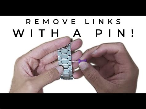 how to remove links from a fossil watch with two arrows|fossil watch chain link.